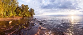 Лучшие места Карелии для туризма Онежское озеро