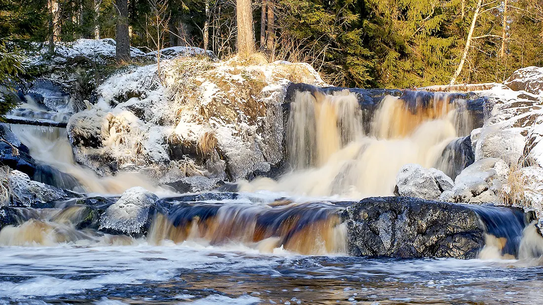Лучшие места Карелии для туризма Рускеальские водопады